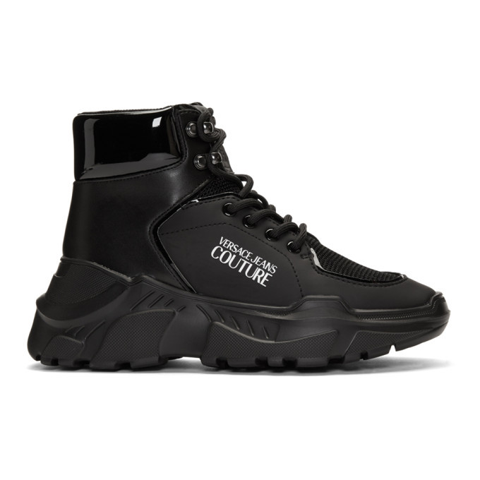 Versace Jeans Couture Black  Speed Fashion Chunky Sneakers