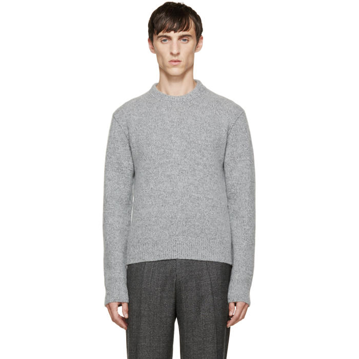 Calvin Klein Collection Grey Wool Sweater Calvin Klein Collection