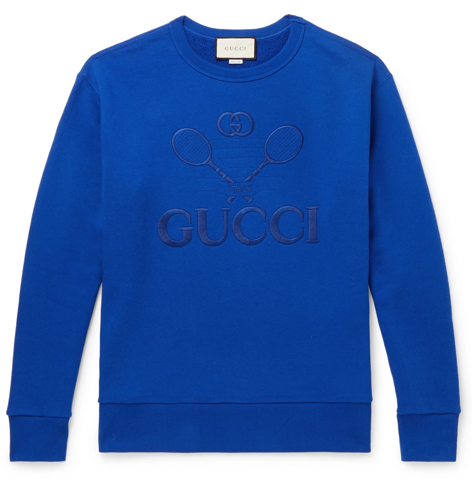 blue gucci sweatshirt