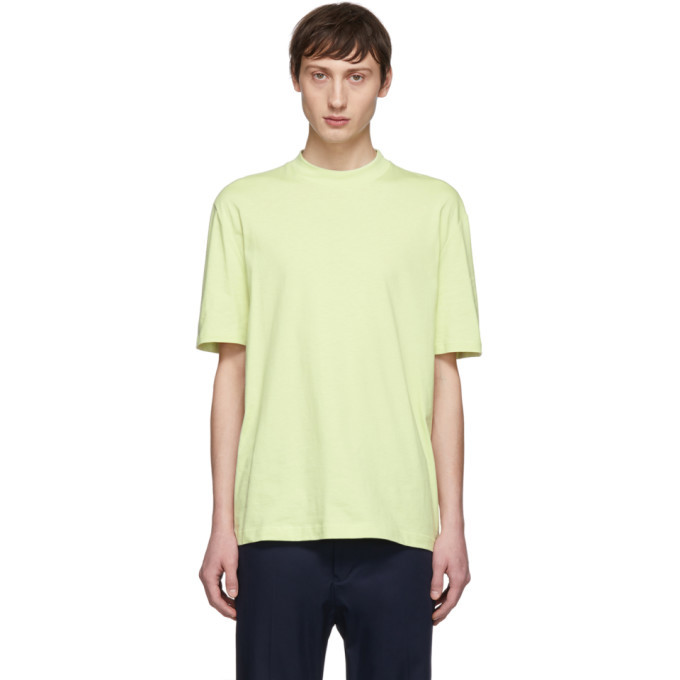Lanvin Green High Collar T-Shirt Lanvin