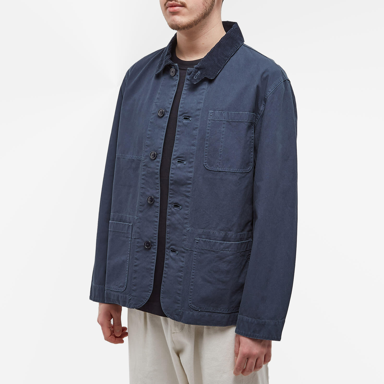 Barbour Men's Chore Casual Jacket in Navy Barbour