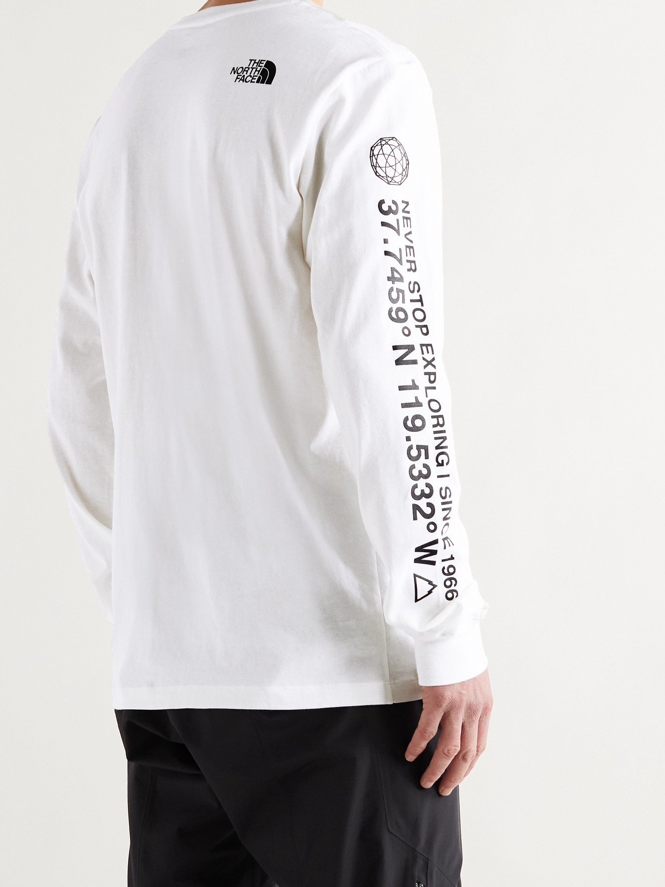 The North Face Logo Print Cotton Jersey T Shirt White Xl The North Face