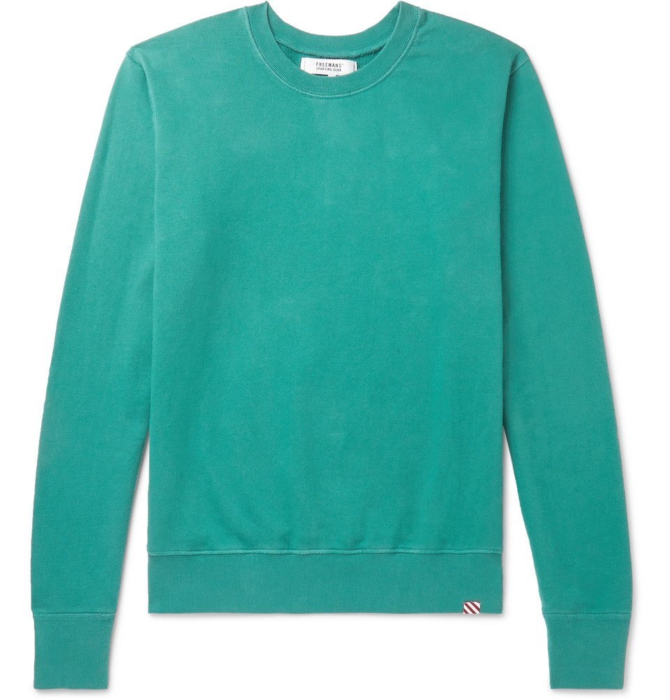 Freemans Sporting Club Loopback CottonJersey Sweatshirt Teal
