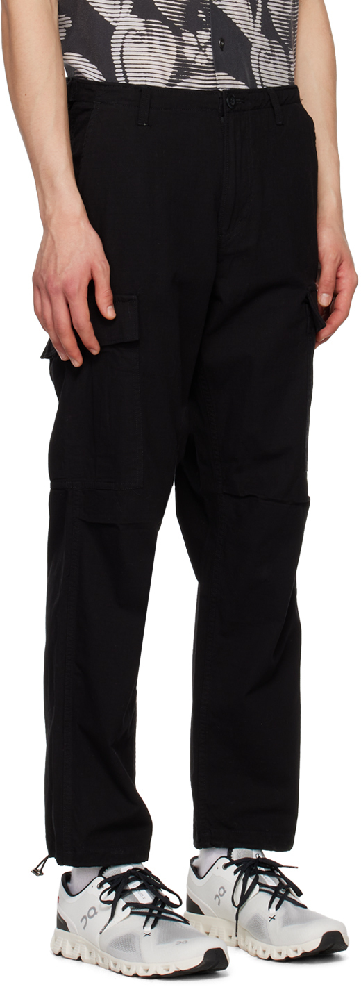 Corridor Black Pleated Cargo Pants Corridor