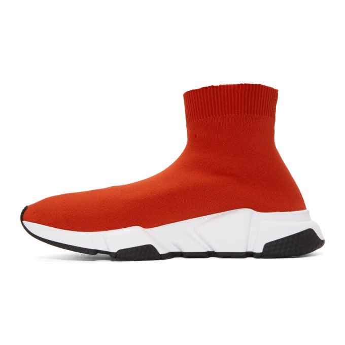smart åbning Ocean Balenciaga Red Speed High-Top Sneakers Balenciaga