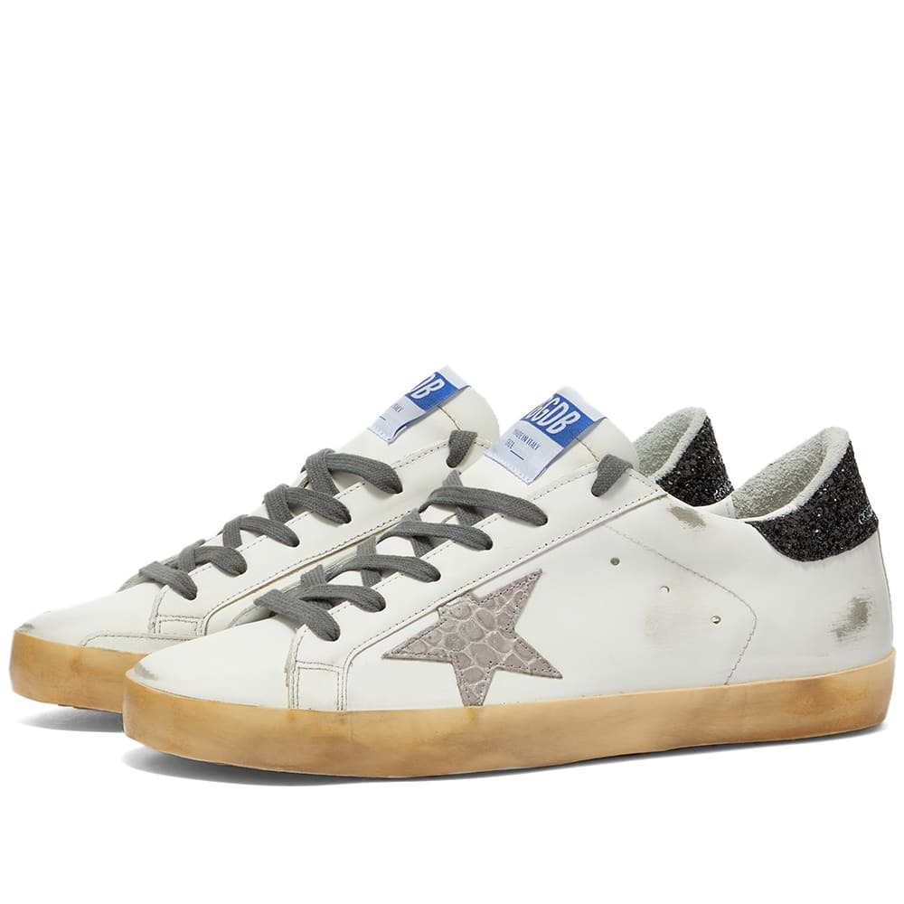 Golden Goose Women's Super-Star Leather Sneakers in White/Light Pink ...