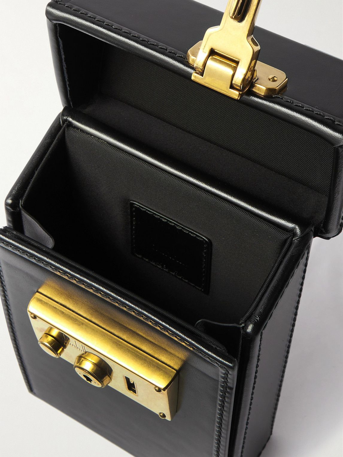 Dunhill Lock Leather Messenger Bag Dunhill