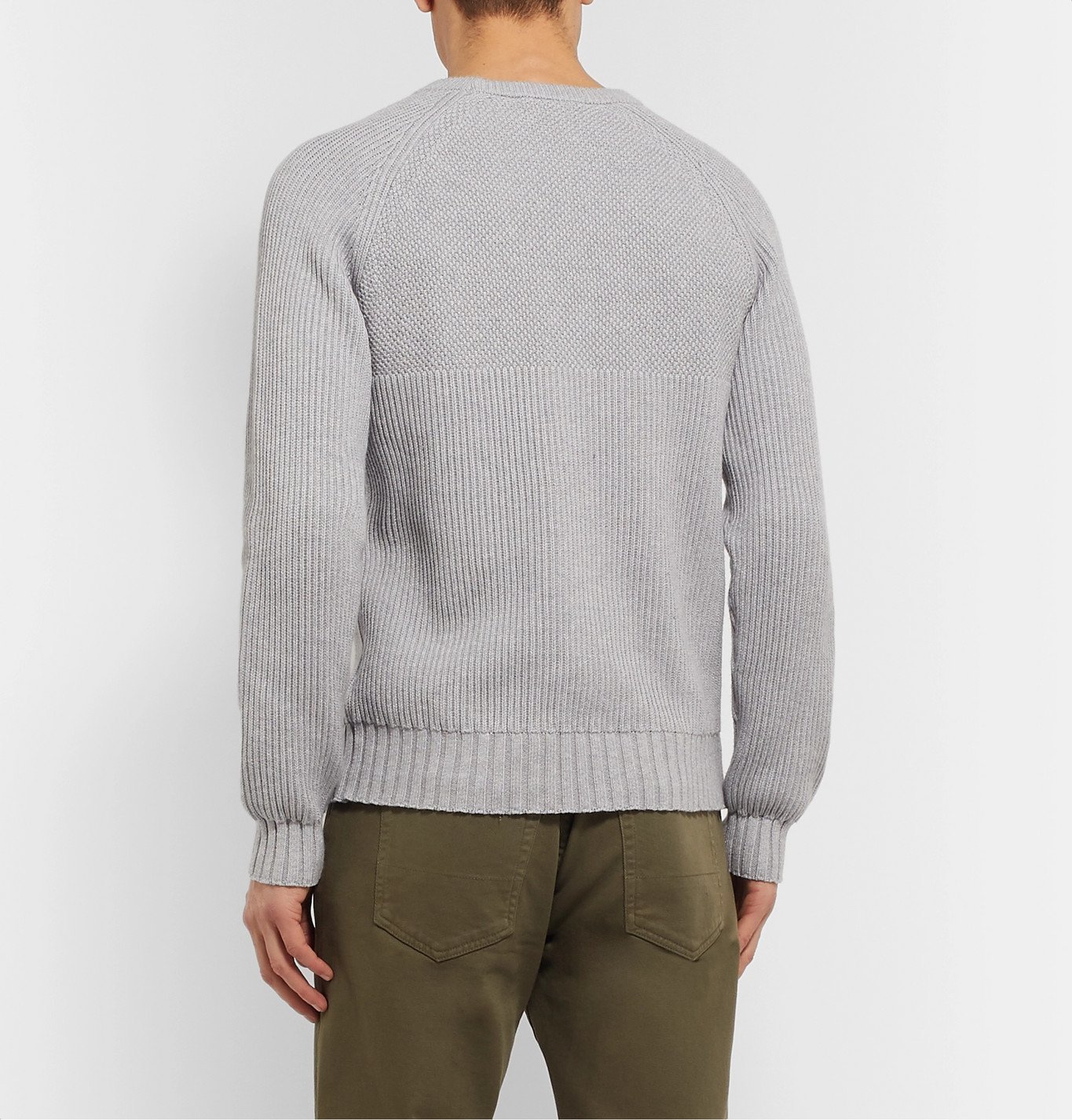 Belstaff - Marine Slim-Fit Cotton Sweater - Gray Belstaff