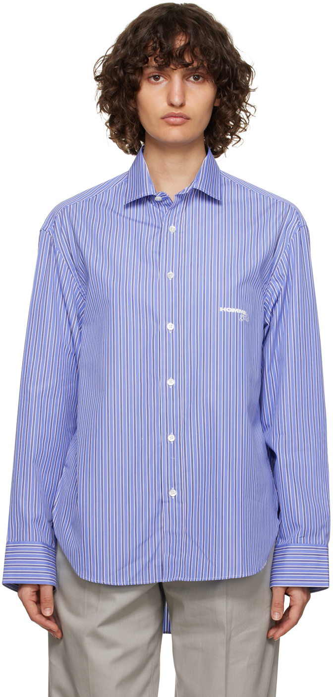 HommeGirls SSENSE Exclusive Blue Shirt Hommegirls