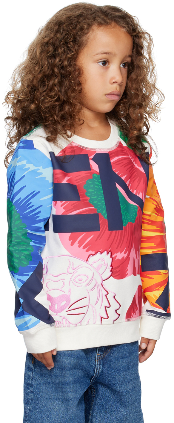 Kenzo Kids Multicolor Multi Icons Sweatshirt Kenzo