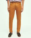 Brooks Brothers Men's Five-Pocket Stretch Cotton Garment Dyed Pants | Brown