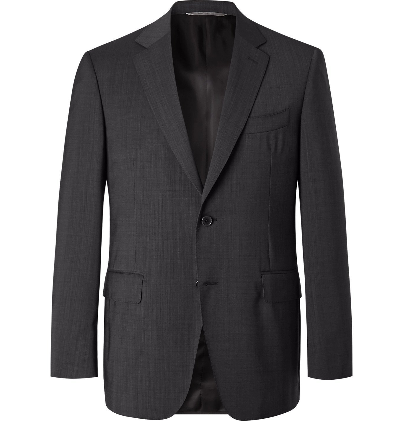 Canali - Slim-Fit Nailhead Wool Suit Jacket - Gray Canali