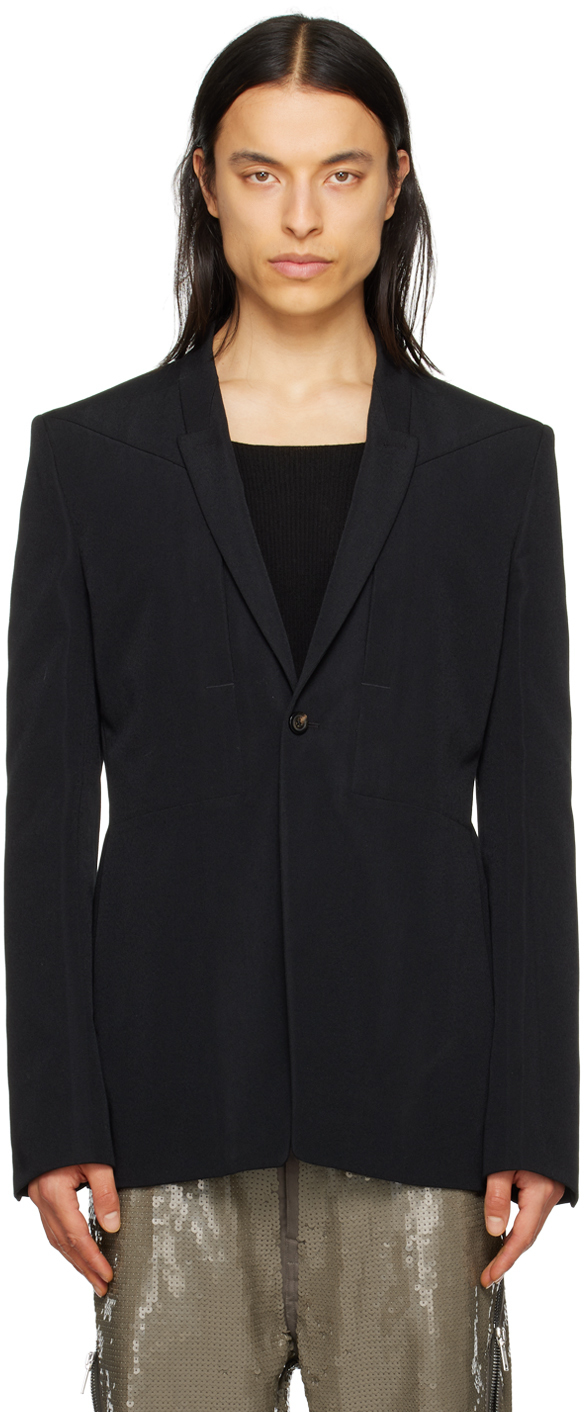 Rick Owens Black Fogpocket Blazer Rick Owens