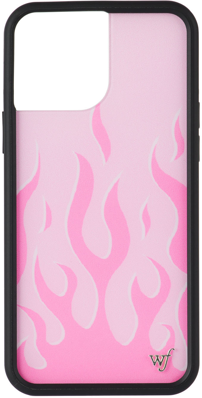 Wildflower Pink Flames iPhone 13 Pro Max Case