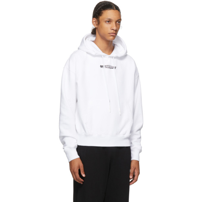 White Hand Painters Hoodie Off-White