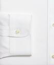 Brooks Brothers Men's Stretch Supima Cotton Non-Iron Pinpoint Oxford Ainsley Collar Dress Shirt | White
