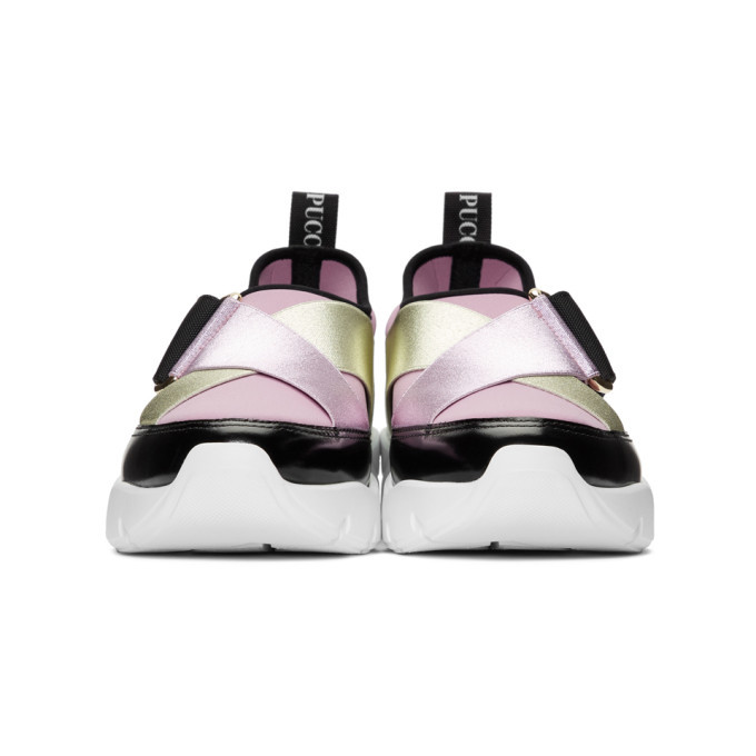 Emilio Pucci Pink City Cross Sneakers Emilio Pucci