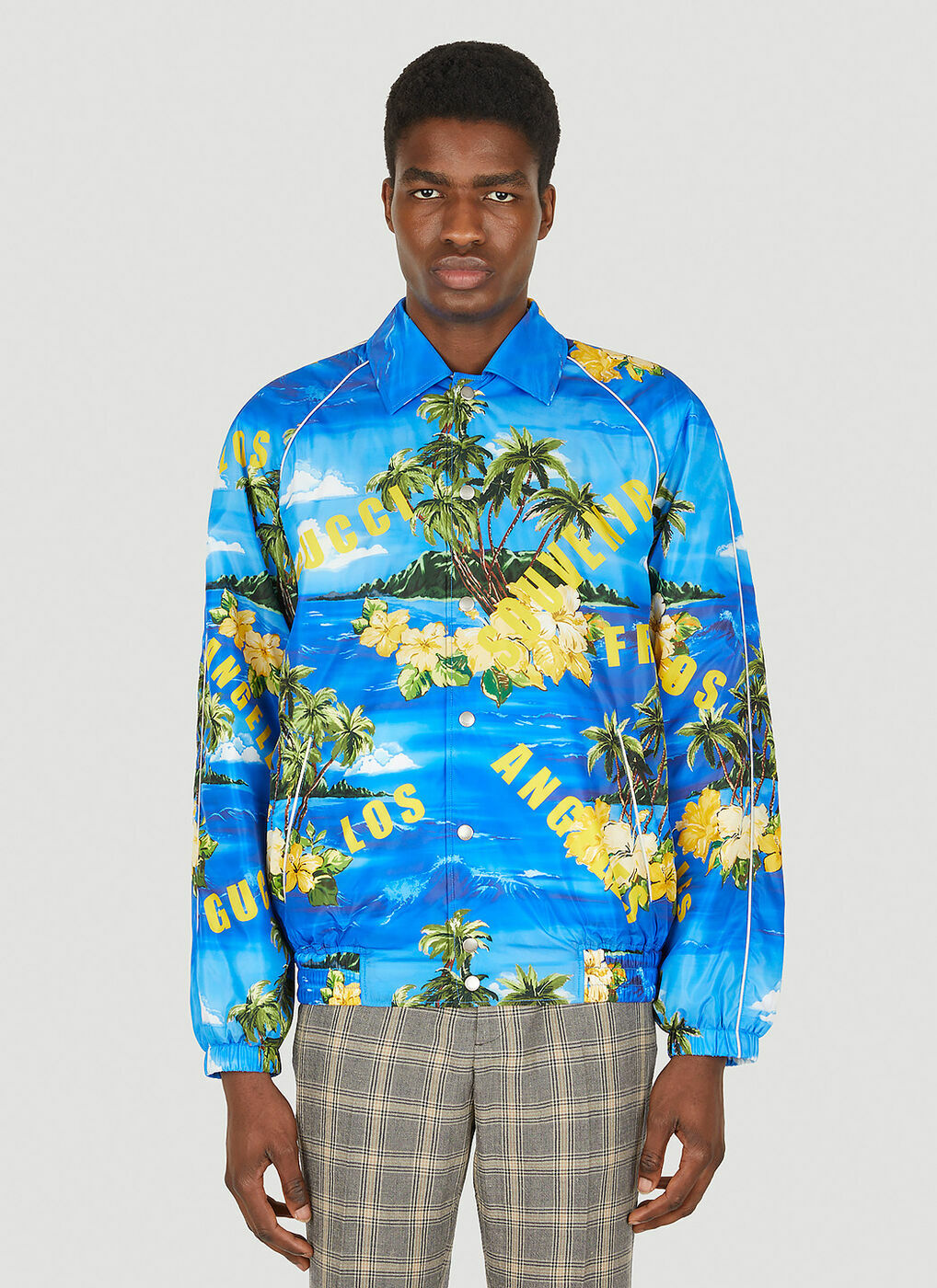 Ocean Island Jacket in Blue Gucci