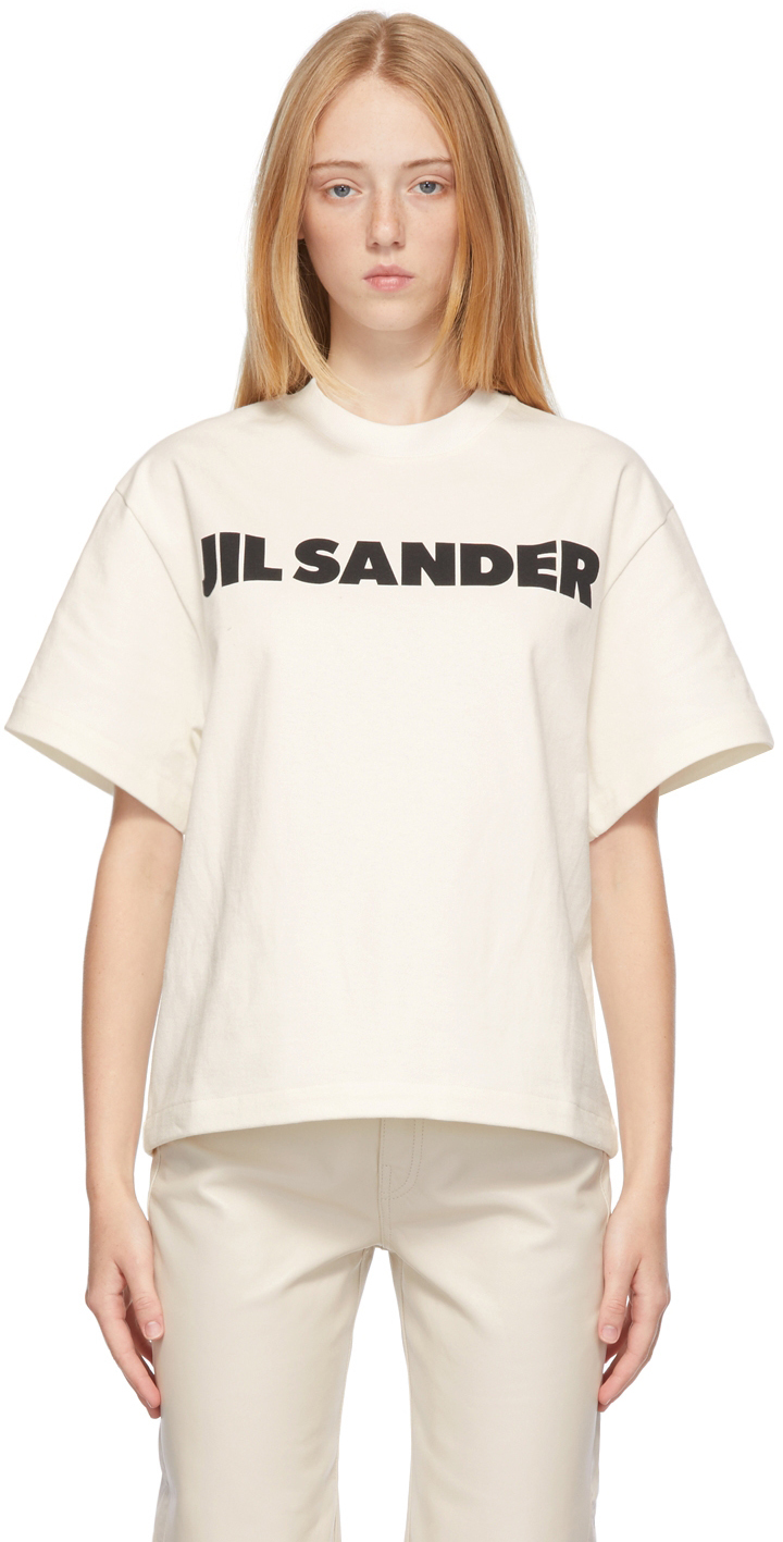 Jil Sander Off-White Logo T-Shirt Jil Sander