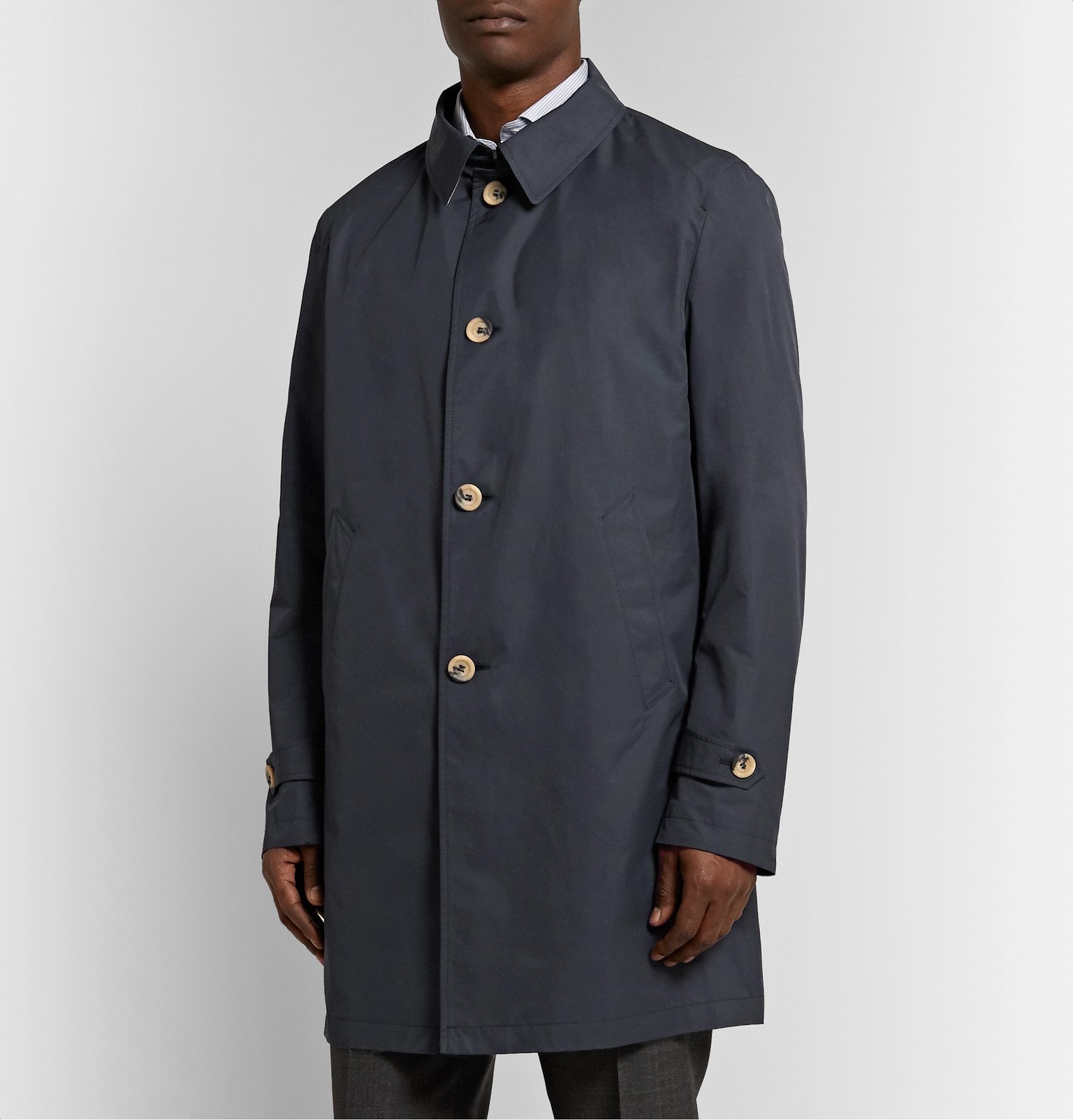 Canali - Shell Raincoat - Blue Canali