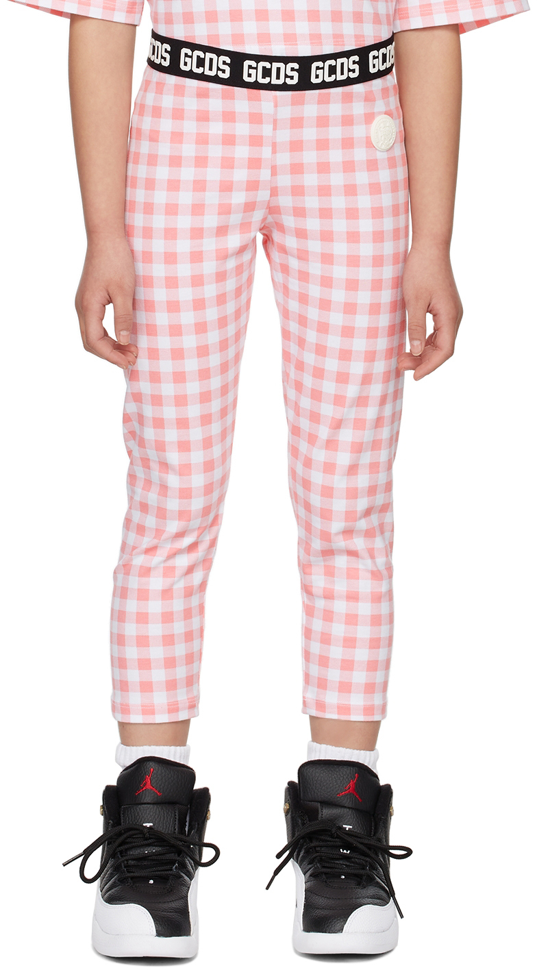 GCDS Kids Kids Pink \u0026 White Checkered 