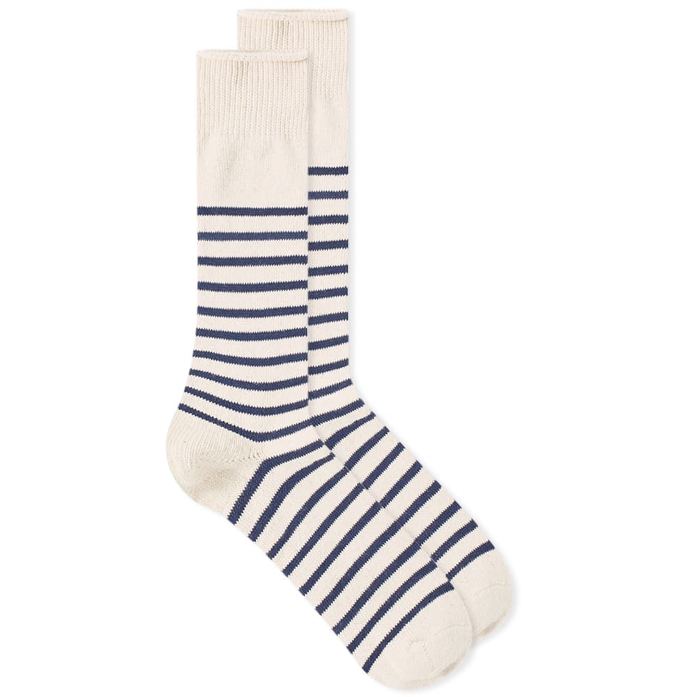 Anonymous Ism Recycled Cotton Stripe Crew Sock Anonymous Ism