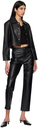 Reformation Black Veda Edition Cynthia Leather Pants