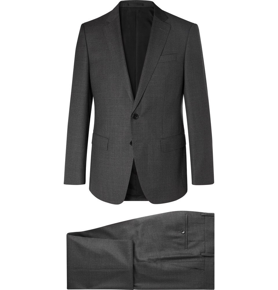 Per ongeluk rijk software Hugo Boss - Dark-Grey Huge Genius Slim-Fit Virgin Wool Suit - Men - Gray Hugo  Boss