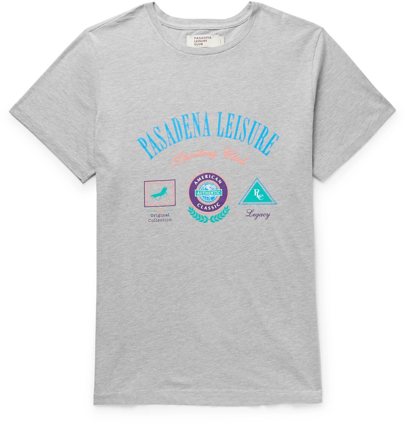 Pasadena Leisure Club - Sporting Club Logo-Print Enzyme-Washed Combed ...