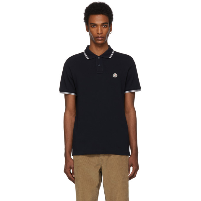 moncler navy polo