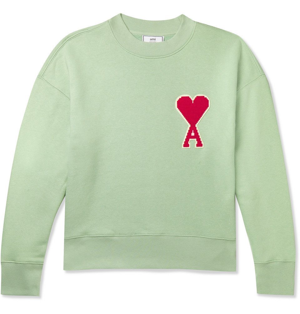 ami sweatshirt green