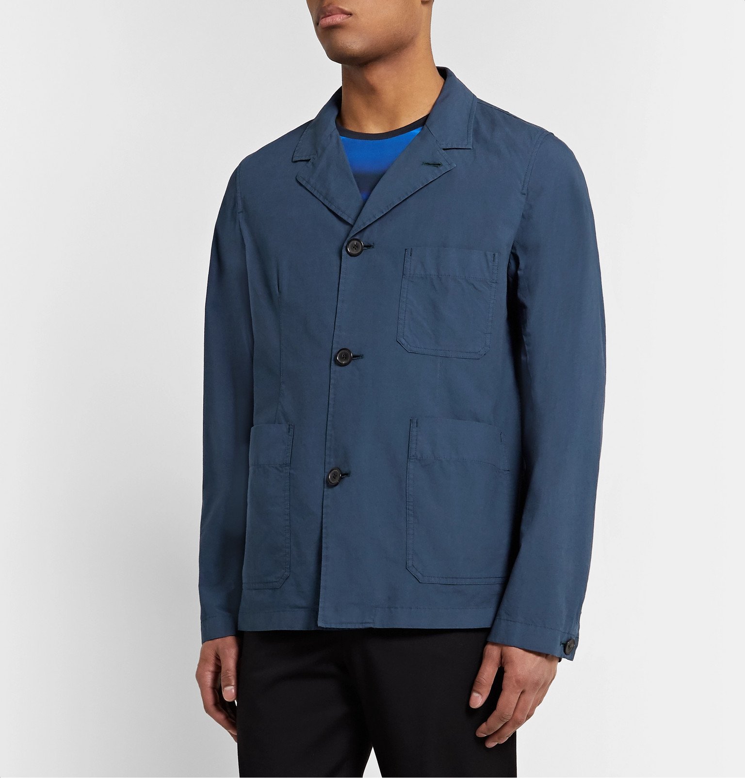 PS Paul Smith - Cotton Chore Jacket - Blue PS by Paul Smith