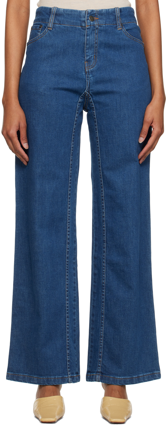 Subtle Le Nguyen Blue On-Ward Jeans