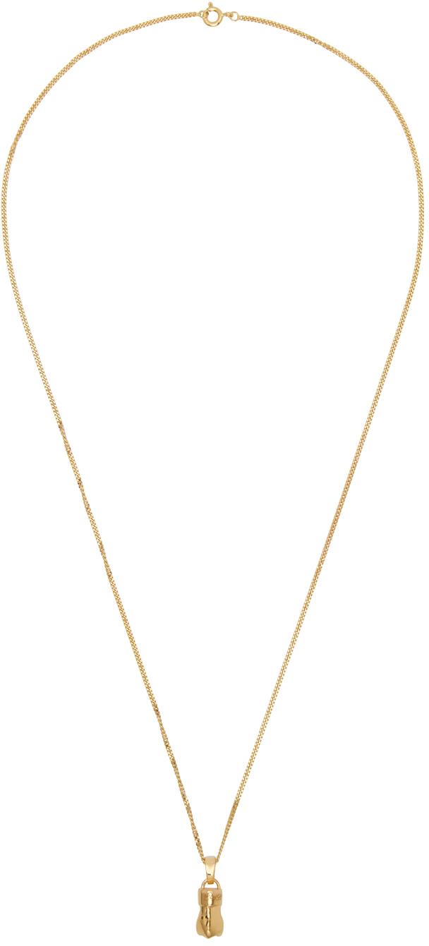 Ernest W. Baker Gold Tooth Necklace