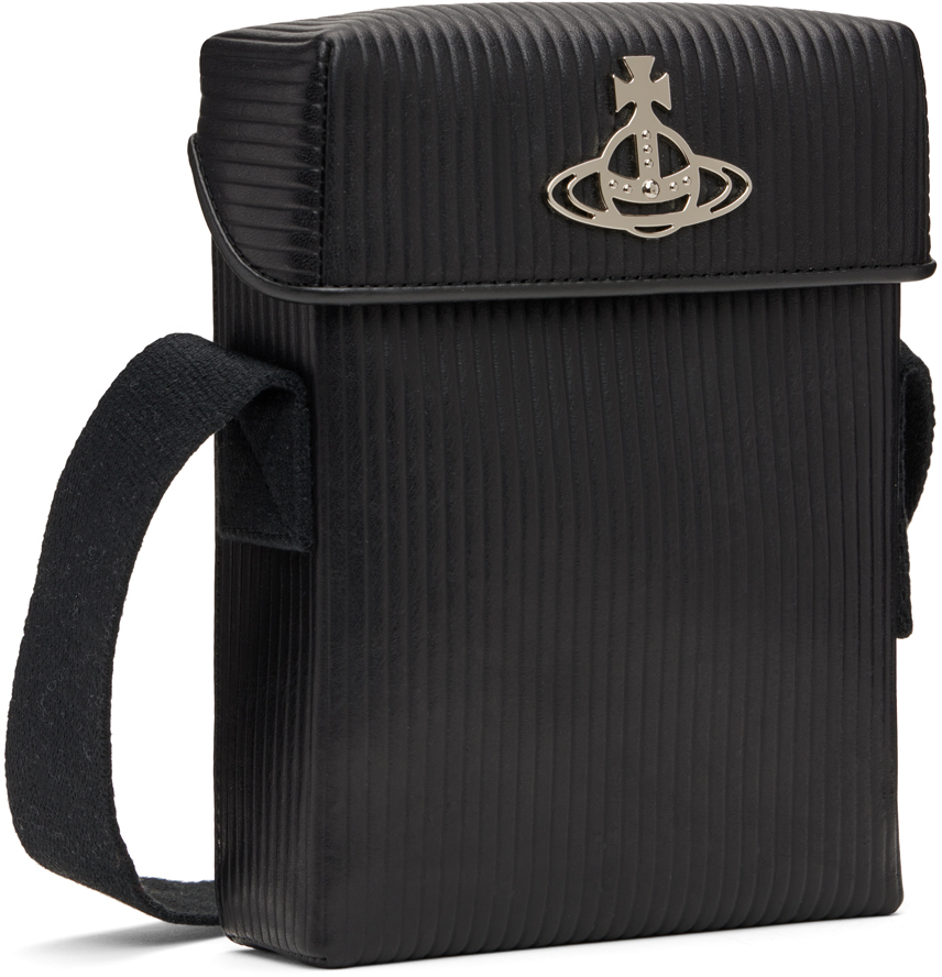 Vivienne Westwood Black Crossbody Messenger Bag Vivienne Westwood
