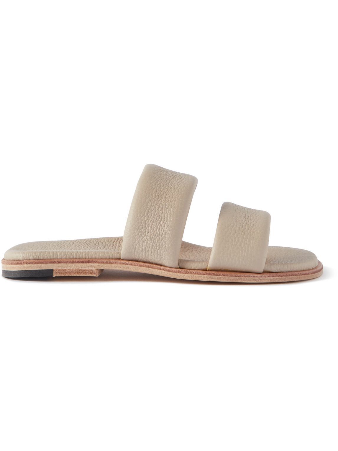 Auralee - Full-Grain Leather Sandals - Neutrals Auralee