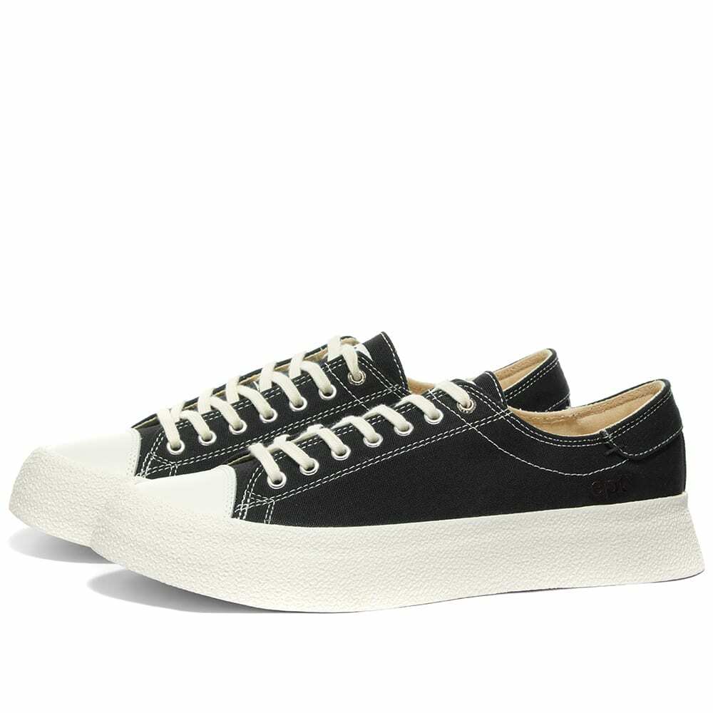 East Pacific Trade Men's Dive Canvas Sneakers in Black East Pacific Trade