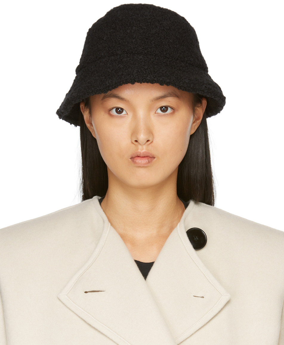 Isabel Marant Black Brushed Wool Denji 