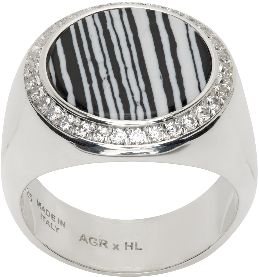 Photo: AGR Silver & Black Hatton Labs Edition Stone Ring