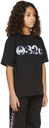 032c SSENSE Exclusive Kids Black Smiley Logo T-Shirt