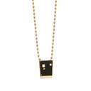 1017 ALYX 9SM Men's New Lightercap Necklace in Gold Shiny
