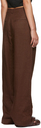 Reformation Brown Vesta Trousers