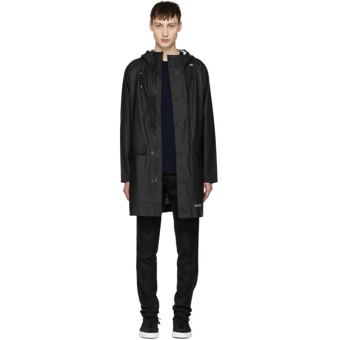 Stutterheim Black Ekeby Raincoat Stutterheim