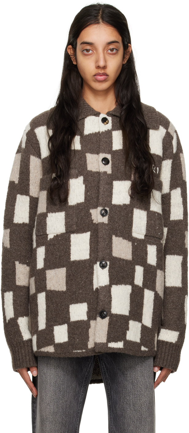 AMIRI Brown Checkered Jacket Amiri