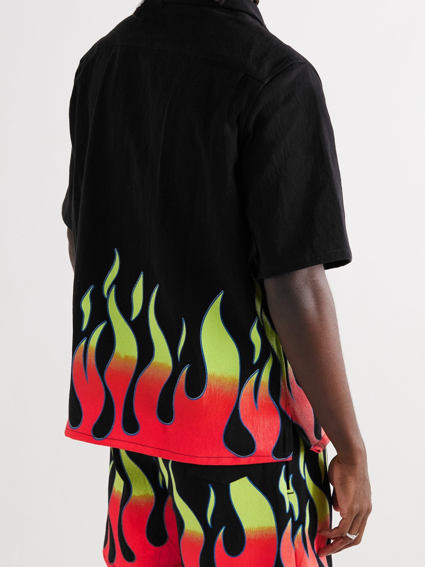 GALLERY DEPT. PARKER SHIRT - FLAME BLACK-