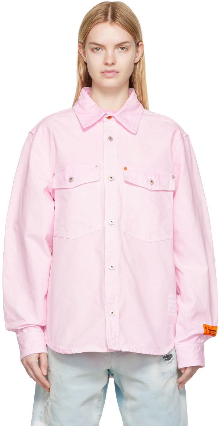 Photo: Heron Preston Pink Cotton Shirt