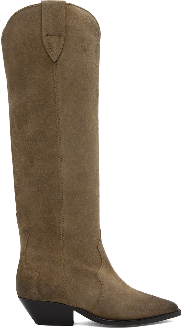 isabel marant dewina boots taupe
