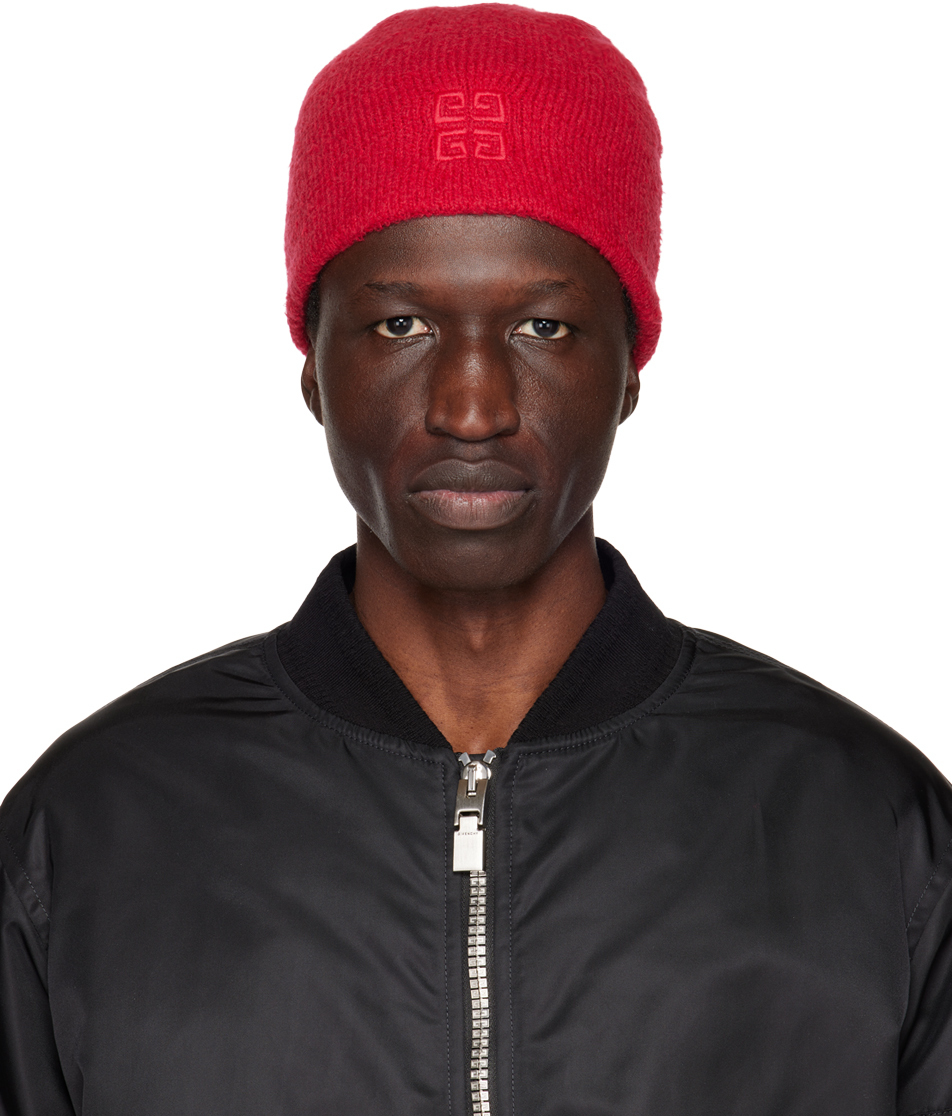 Photo: Givenchy Red 4G Beanie