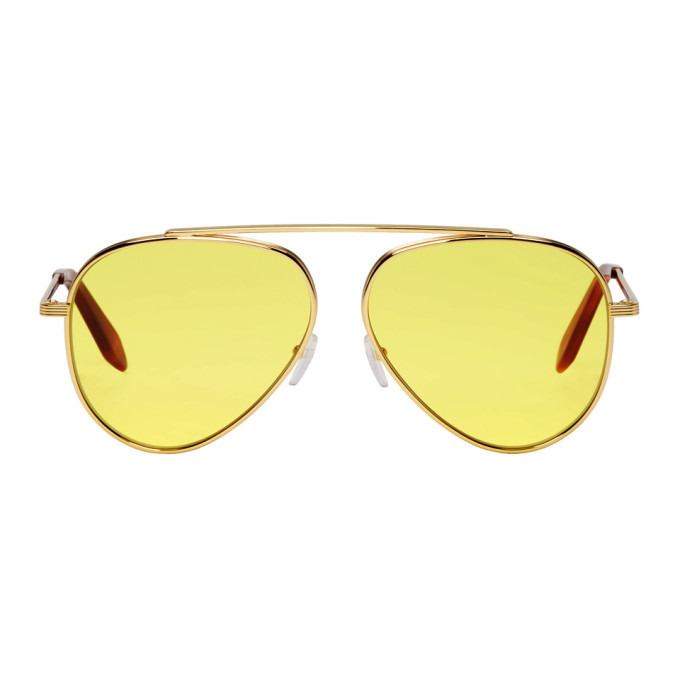 single bridge aviator sunglasses