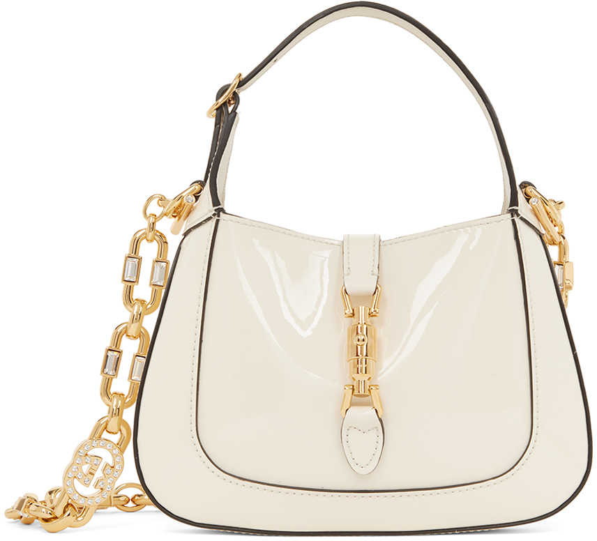 Gucci SSENSE Exclusive Off-White Mini Jackie 1961 Shoulder Bag Gucci